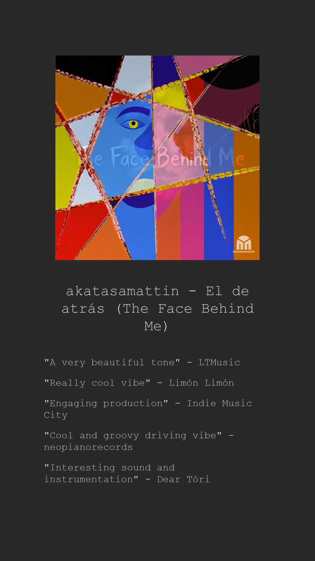 El de atrás (The Face Behind Me)Review