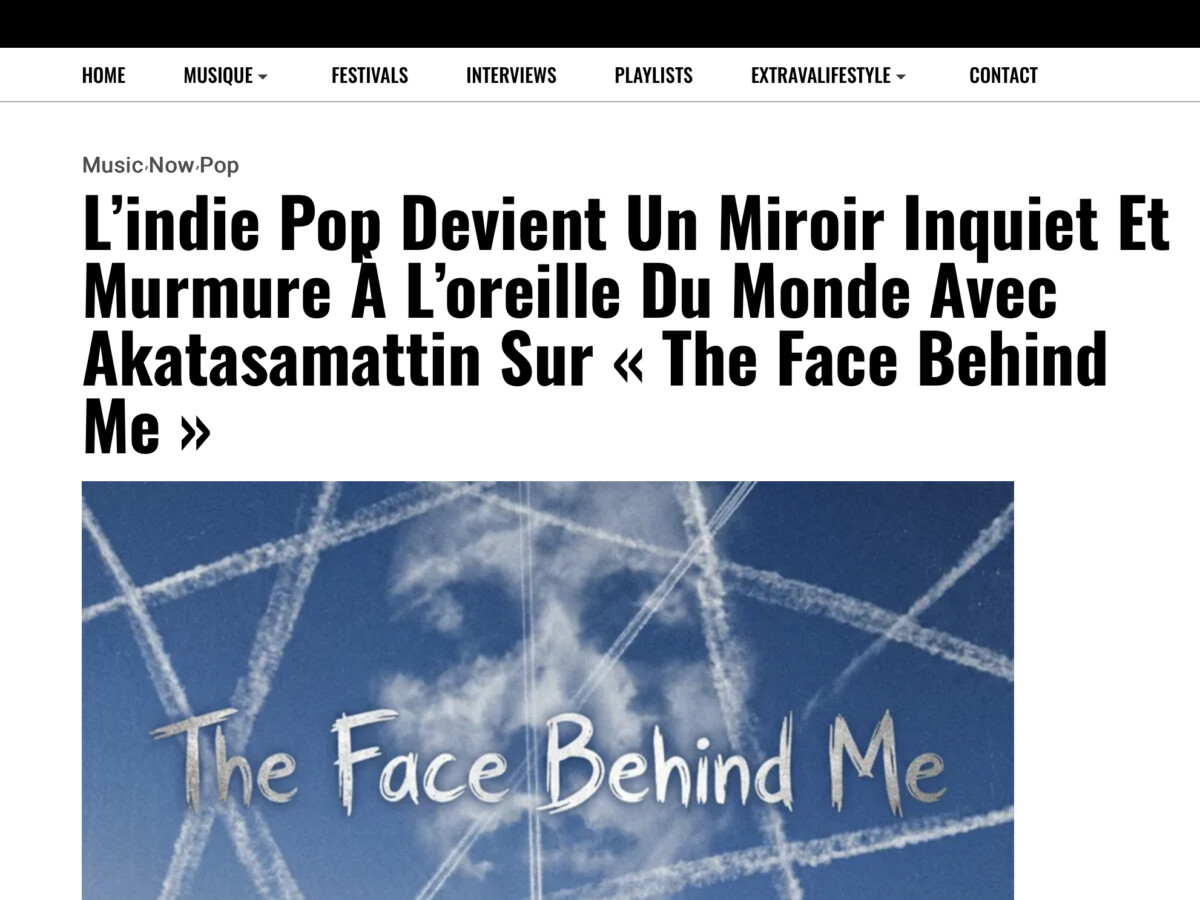 The Face Behind Me review extravafrench.com